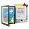 Childrens Art Project Storage Frames for Artworks - Front Opening Art Display Frame - Changeable Kids Artwork Picture Frames - Improved Design - Black (14.5 x 11.8 in)